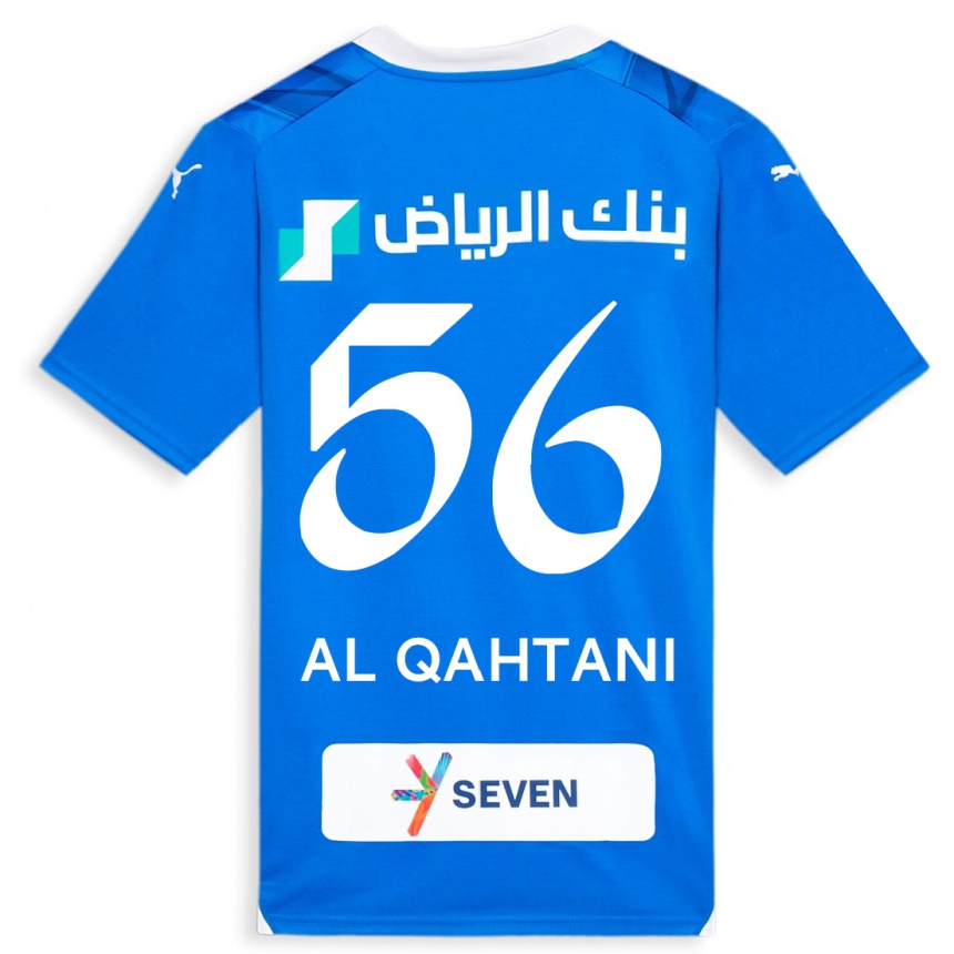 Mujer Fútbol Camiseta Mohammed Al-Qahtani #56 Azul 1ª Equipación 2023/24 México