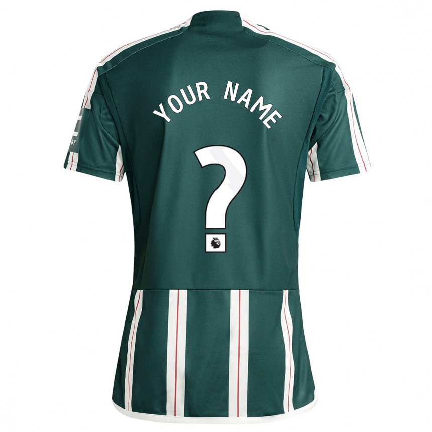 Mujer Fútbol Camiseta Su Nombre #0 Verde Oscuro 2ª Equipación 2023/24 México