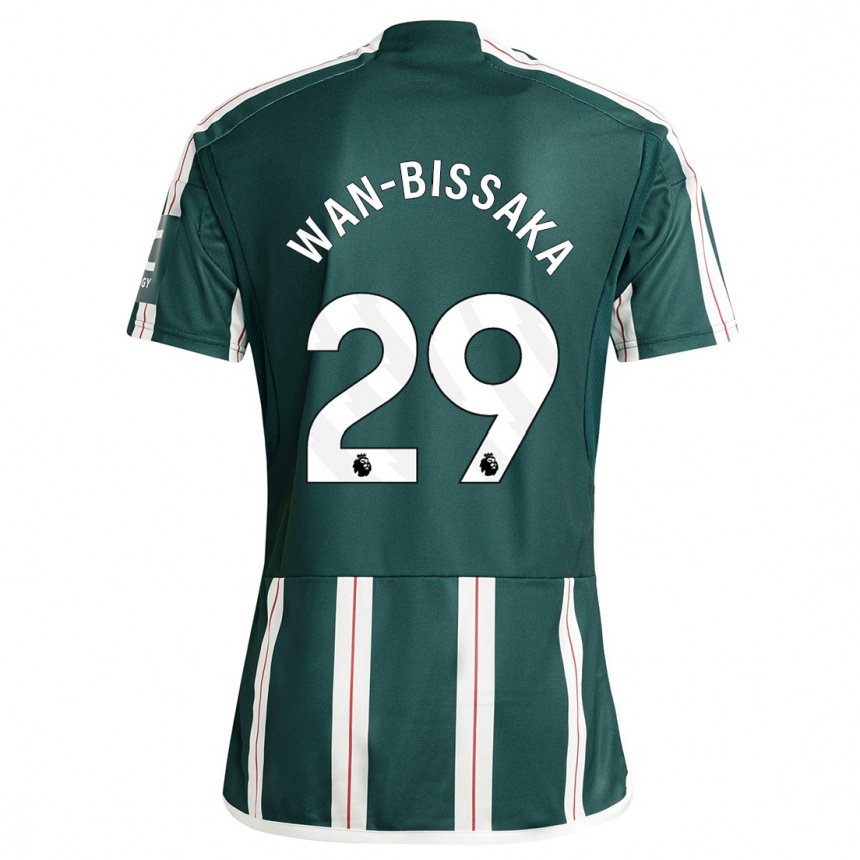 Mujer Fútbol Camiseta Aaron Wan-Bissaka #29 Verde Oscuro 2ª Equipación 2023/24 México