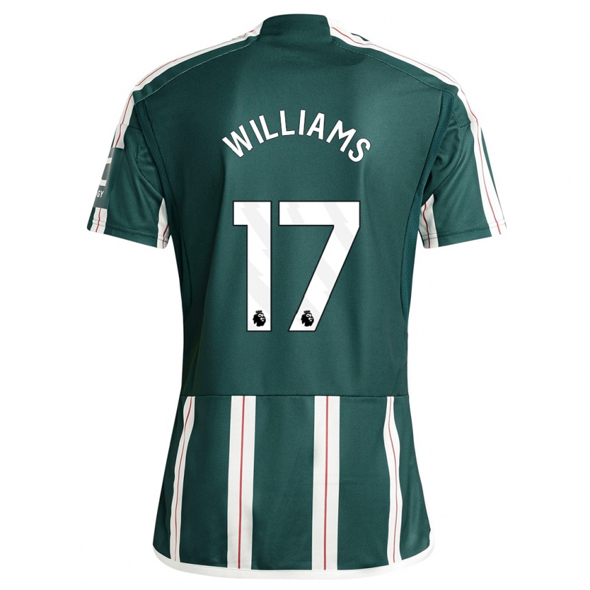 Mujer Fútbol Camiseta Rachel Williams #17 Verde Oscuro 2ª Equipación 2023/24 México