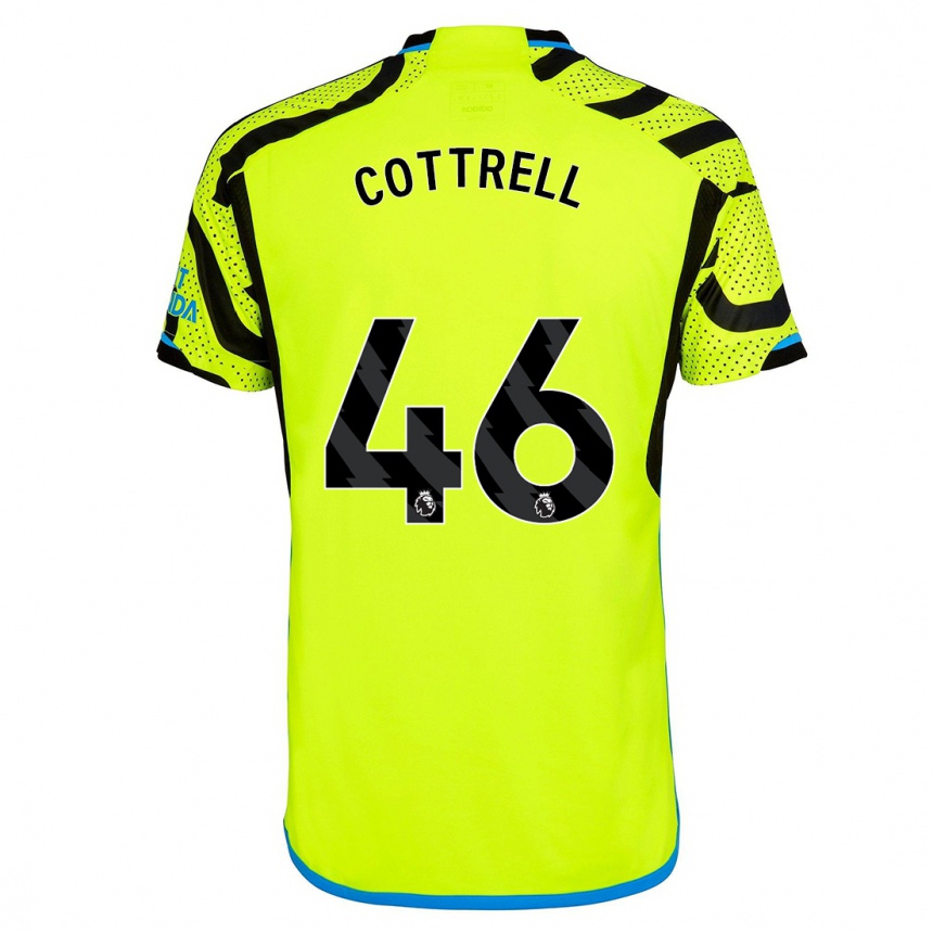 Mujer Fútbol Camiseta Ben Cottrell #46 Amarillo 2ª Equipación 2023/24 México