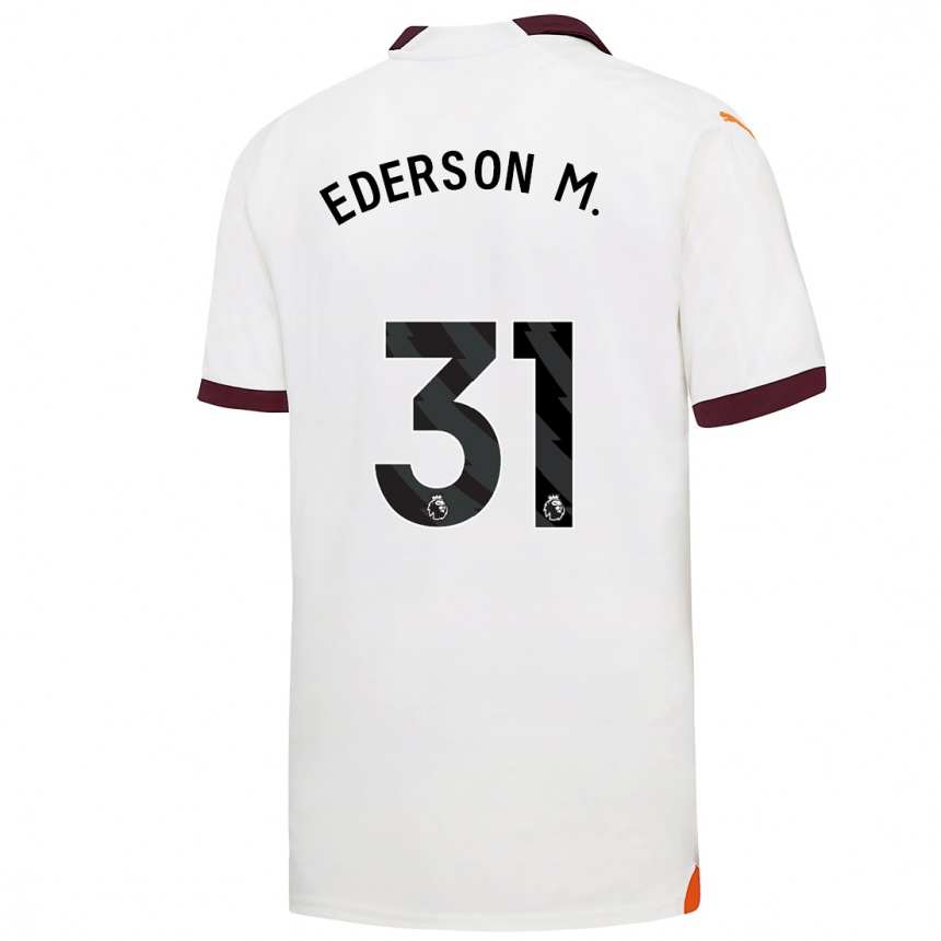 Mujer Fútbol Camiseta Ederson Moraes #31 Blanco 2ª Equipación 2023/24 México