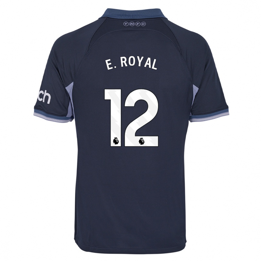 Mujer Fútbol Camiseta Emerson Royal #12 Azul Oscuro 2ª Equipación 2023/24 México