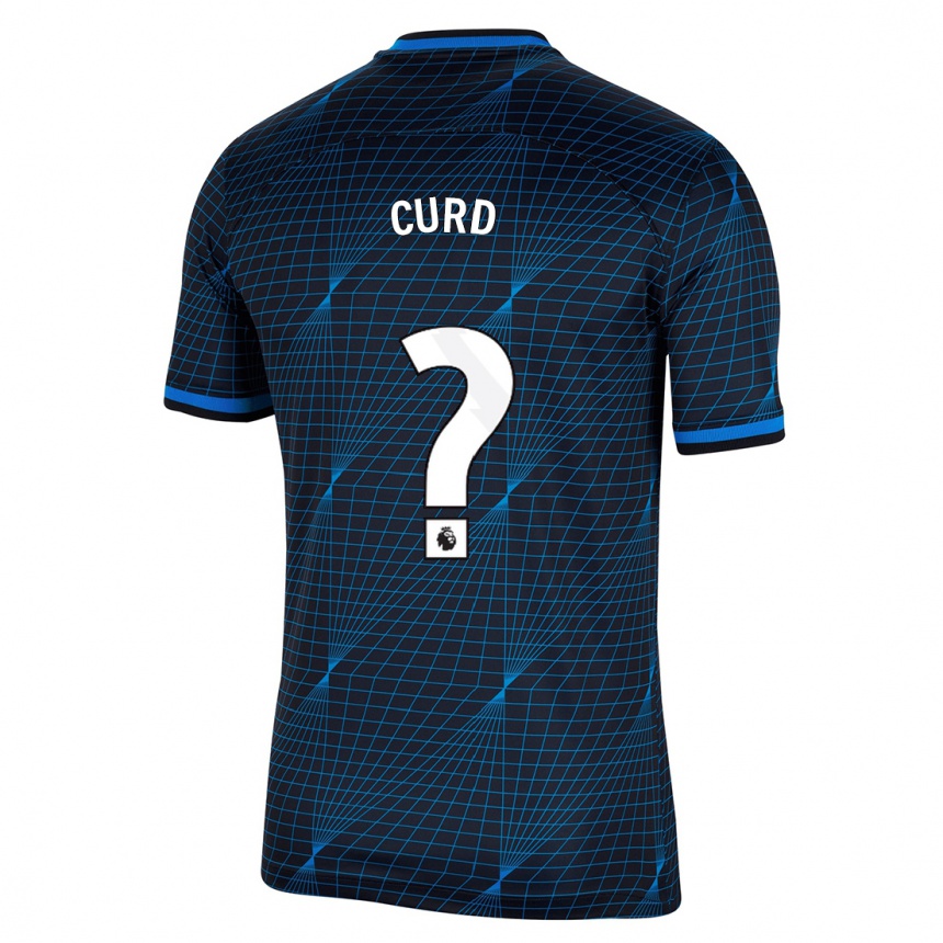 Mujer Fútbol Camiseta Teddy Curd #0 Azul Oscuro 2ª Equipación 2023/24 México