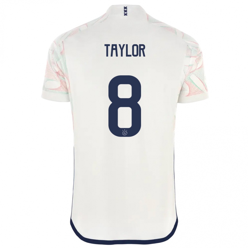 Mujer Fútbol Camiseta Kenneth Taylor #8 Blanco 2ª Equipación 2023/24 México