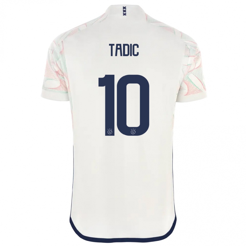 Mujer Fútbol Camiseta Dusan Tadic #10 Blanco 2ª Equipación 2023/24 México
