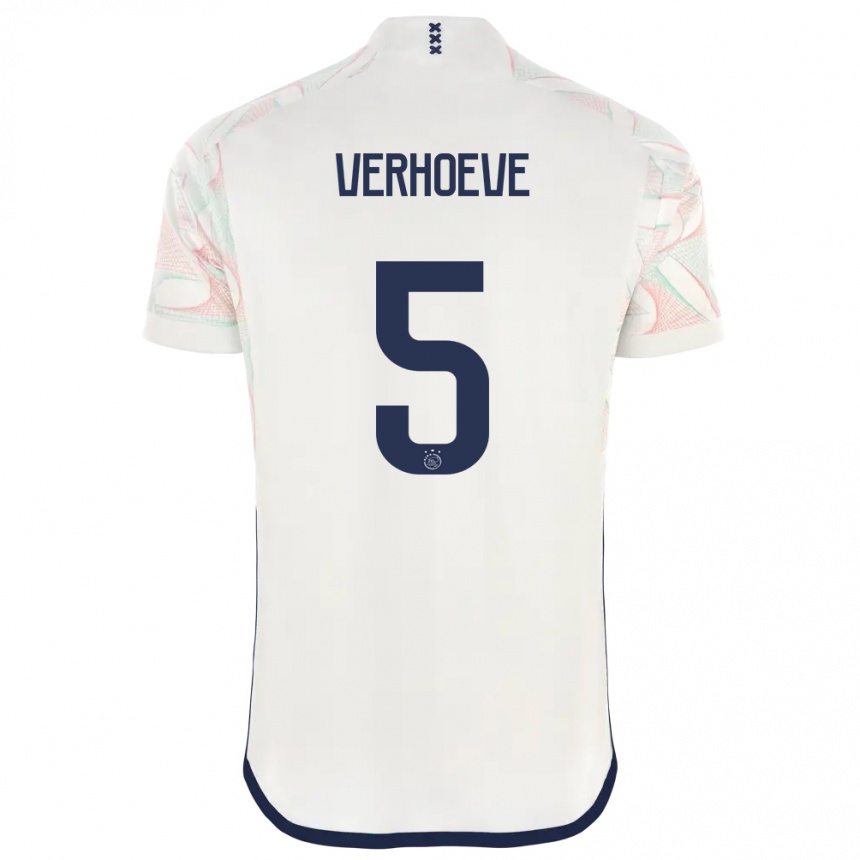 Mujer Fútbol Camiseta Soraya Verhoeve #5 Blanco 2ª Equipación 2023/24 México