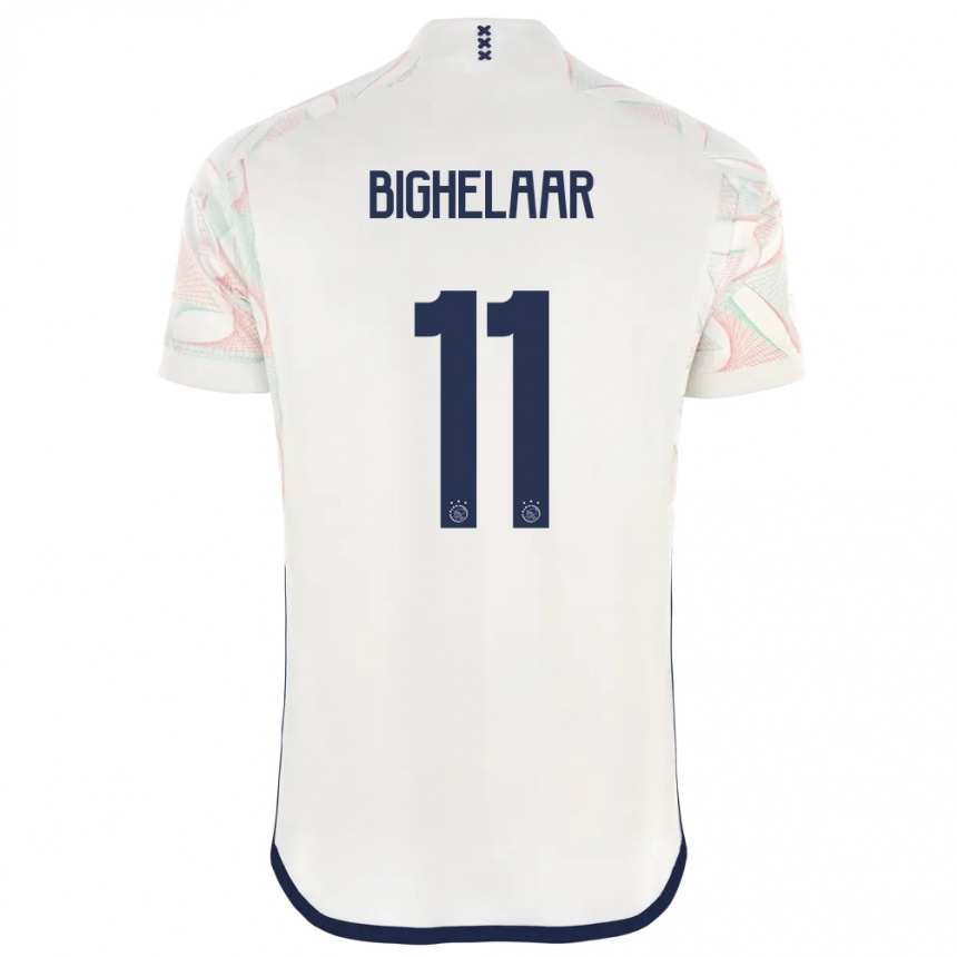 Mujer Fútbol Camiseta Marjolijn Van Den Bighelaar #11 Blanco 2ª Equipación 2023/24 México
