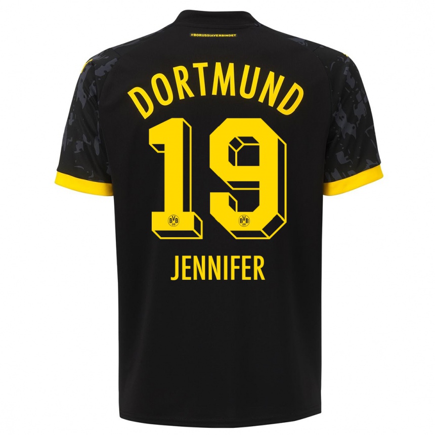 Mujer Fútbol Camiseta Gutierrez Bermejo Jennifer #19 Negro 2ª Equipación 2023/24 México