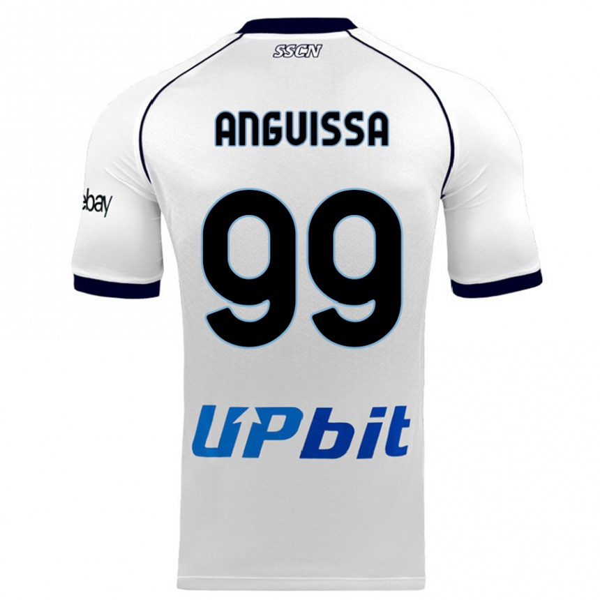 Mujer Fútbol Camiseta Andre Zambo Anguissa #99 Blanco 2ª Equipación 2023/24 México