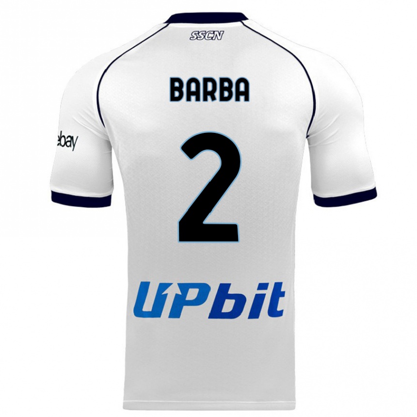 Mujer Fútbol Camiseta Benedetto Barba #2 Blanco 2ª Equipación 2023/24 México