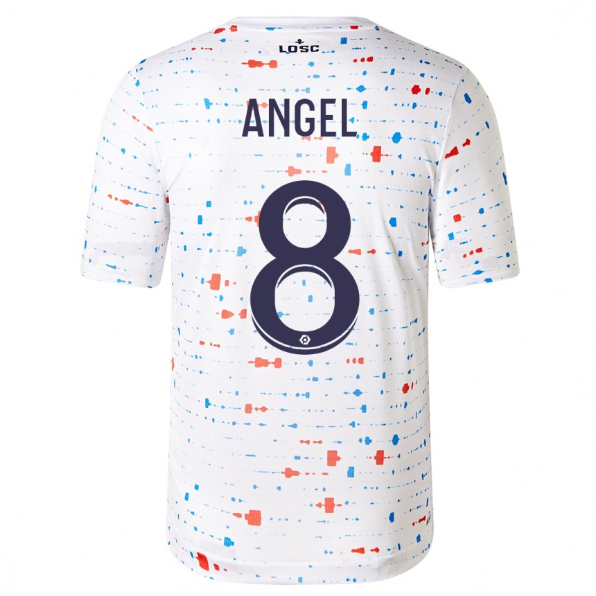 Mujer Fútbol Camiseta Angel Gomes #8 Blanco 2ª Equipación 2023/24 México