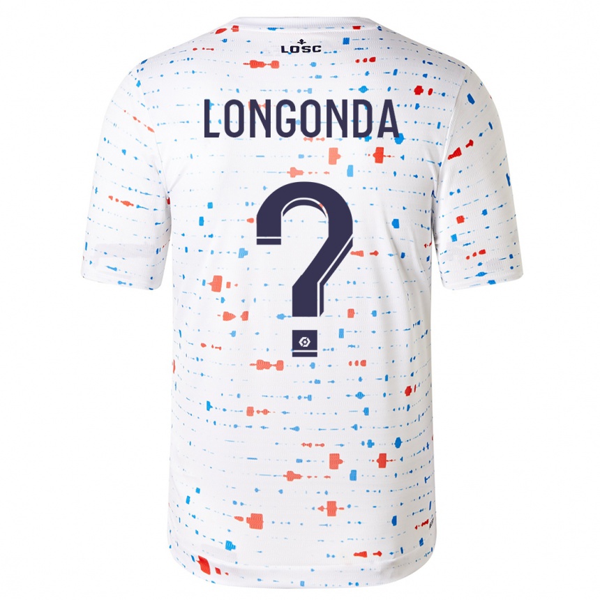 Mujer Fútbol Camiseta Jean-Pierre Longonda #0 Blanco 2ª Equipación 2023/24 México