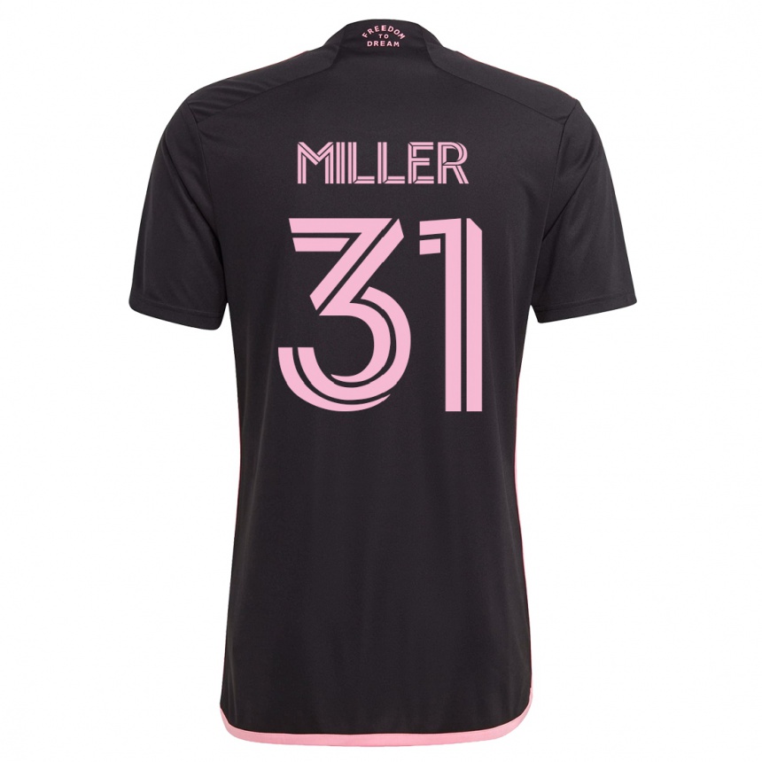 Mujer Fútbol Camiseta Kamal Miller #31 Negro 2ª Equipación 2023/24 México