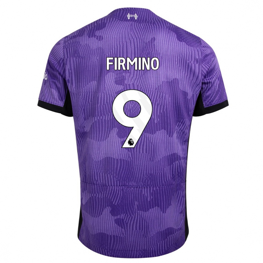 Mujer Fútbol Camiseta Roberto Firmino #9 Púrpura Equipación Tercera 2023/24 México