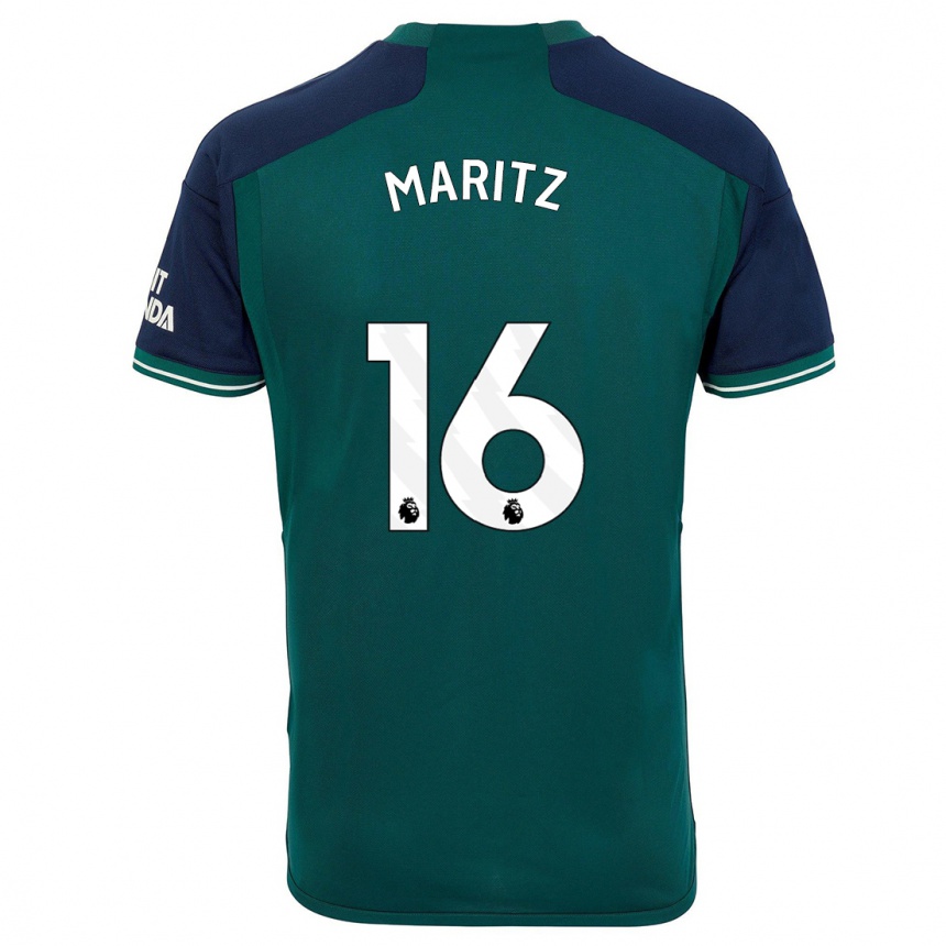 Mujer Fútbol Camiseta Noelle Maritz #16 Verde Equipación Tercera 2023/24 México