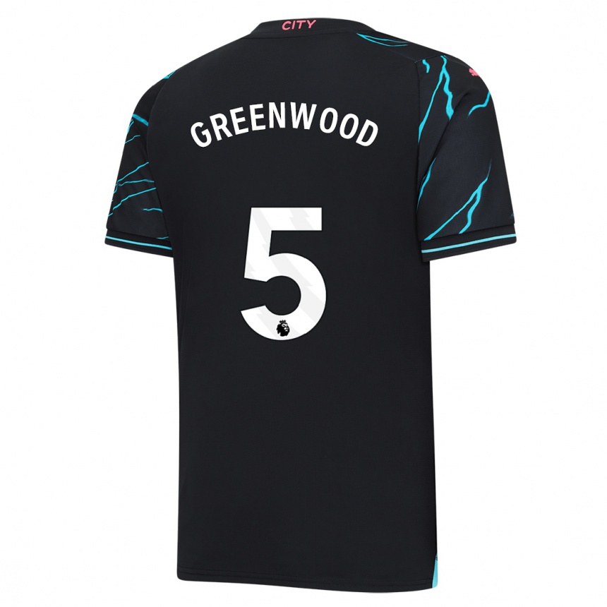 Mujer Fútbol Camiseta Alex Greenwood #5 Azul Oscuro Equipación Tercera 2023/24 México