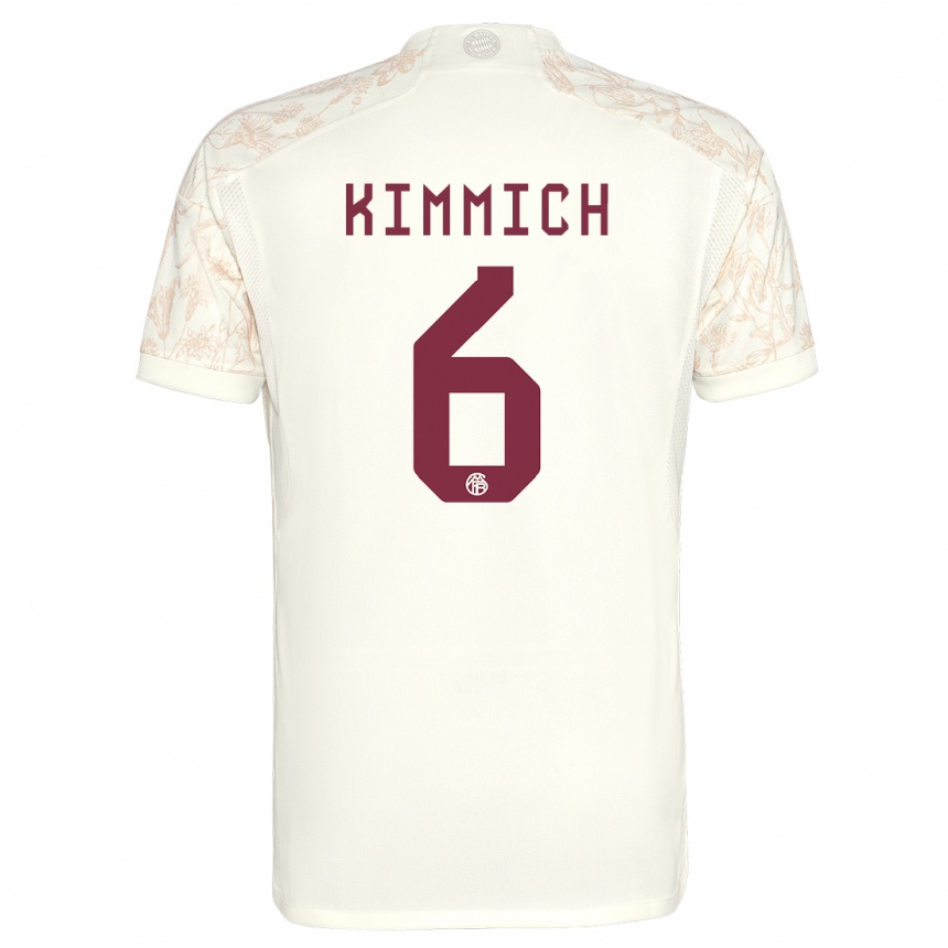 Mujer Fútbol Camiseta Joshua Kimmich #6 Blanquecino Equipación Tercera 2023/24 México