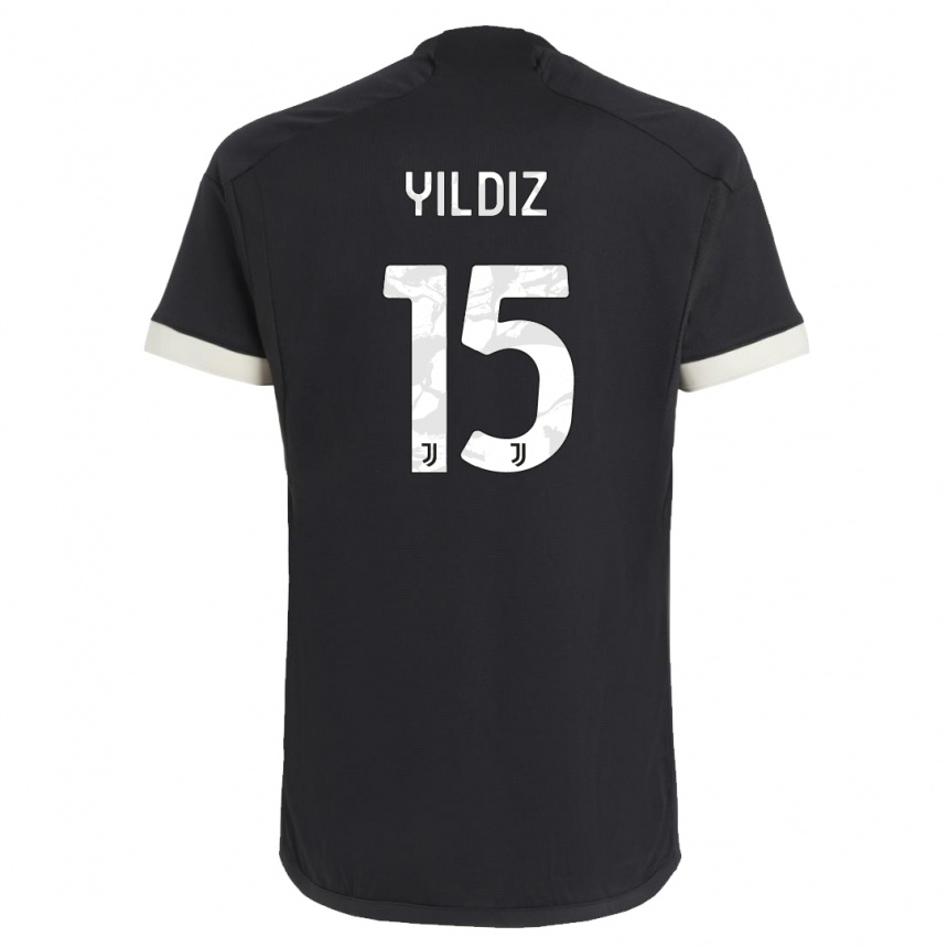 Mujer Fútbol Camiseta Kenan Yildiz #0 Negro Equipación Tercera 2023/24 México