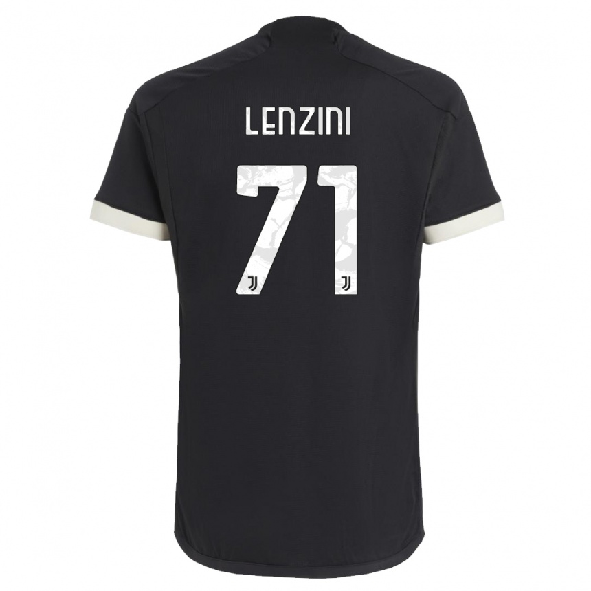 Mujer Fútbol Camiseta Martina Lenzini #71 Negro Equipación Tercera 2023/24 México